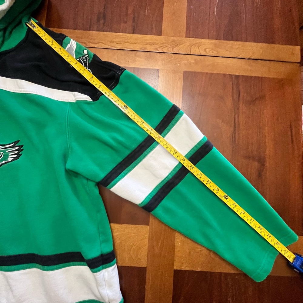 ‘47 Kelly Green Philadelphia Eagles Throwback Superior Lacer Hoodie Size XXL - Picture 11 of 11